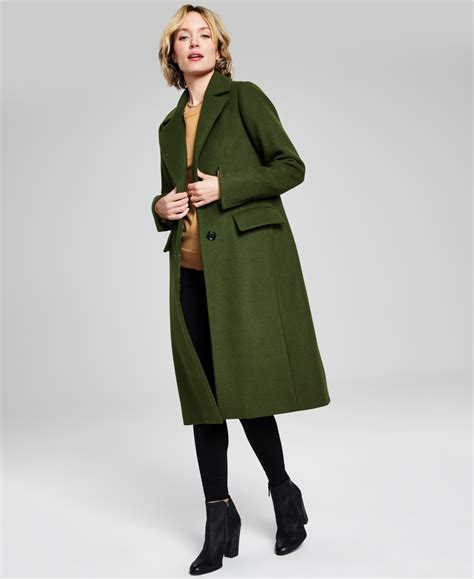 michael kors wool coat &|michael kors single breasted coat.